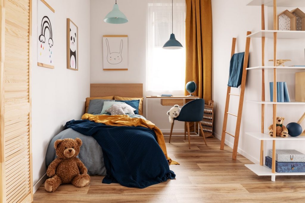 functional childs bedroom